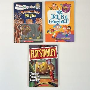 Kids Books Flat Stanley Christmas Adventure November Calendar Mysteries Goofball